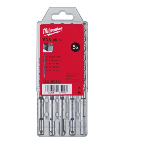 Juegos de brocas SDS-Plus M2 - 2 cortes - SDS-Plus M2 Set GB - 5 pcs-Leer más
