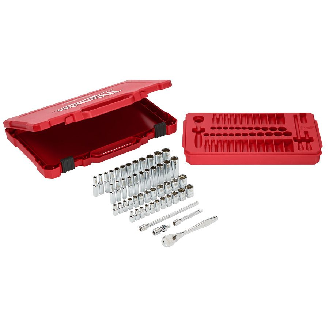 Juegos de vasos y carracas - 1/4 50 pc Drive Ratchet.+ Socket Set SAE + Metric-Lire la description