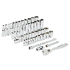 Juegos de vasos y carracas - 1/4 50 pc Drive Ratchet.+ Socket Set SAE + Metric