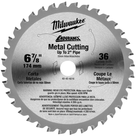 Discos para sierra circular para Metal - F 203 x 15,87 x 42 - 1 pc-Leer más