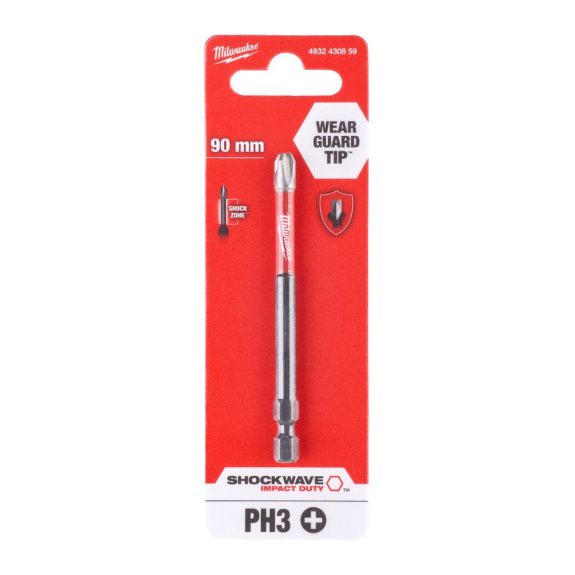 Puntas de impacto Shockwave Impact Duty PH - Shockwave PH3 x 90 mm - 1 pc-Leer más