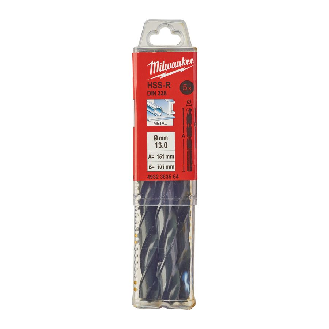 Paquetes de brocas para metal HSS estampadas - DIN 338 - 5 y 10 unidades - HSSR 13.0 x 151 - 5 pcs-Leer más