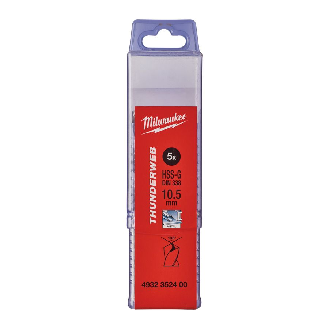 Paquetes de brocas para metal THUNDERWEB - DIN 338 - 5 y 10 unidades - TW 10.5 x 133 - 5 pcs-Leer más