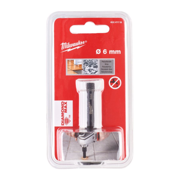 Brocas de diamante DIAMOND MAX - M14 Diamond Drill 6mm - 1pc-Leer más