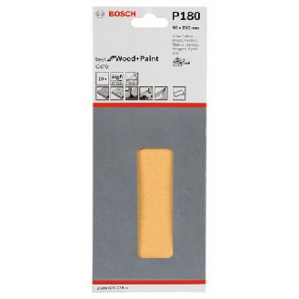 Schleifblatt C470, 93 x 230 mm, 180, 8 Löcher, gespannt, 10er-Pack-Beschreibung lesen