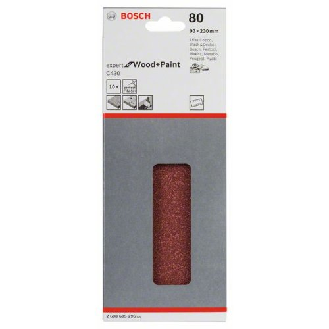 Schleifblatt C430, 93 x 230 mm, 80, 8 Löcher, gespannt, 10er-Pack-Beschreibung lesen