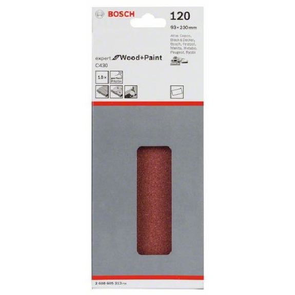 Schleifblatt C430, 93 x 230 mm, 120, ungelocht, gespannt, 10er-Pack Schleifblatt C430, 93 x 230 mm, 120, ungelocht, gespannt, 10er-Pack-Beschreibung lesen