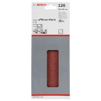 Schleifblatt C430, 93 x 230 mm, 120, ungelocht, gespannt, 10er-Pack-Beschreibung lesen