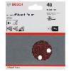 Schleifblatt C430, 125 mm, 40, 8 Löcher, Klett, 5er-Pack