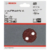 Schleifblatt C430, 115 mm, 40, 8 Löcher, Klett, 5er-Pack