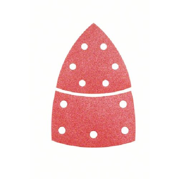 Feuille abrasive C430, 10 pièces, 102 x 62, 93 mm, 80, 11 trous-Leggi tutto