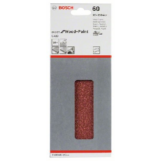 Schleifblatt C430, 93 x 230 mm, 60, 8 Löcher, gespannt, 10er-Pack-Beschreibung lesen