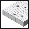 Schleifblatt-Set C470, 115 mm, 40, ungelocht, Klett, 10er-Pack