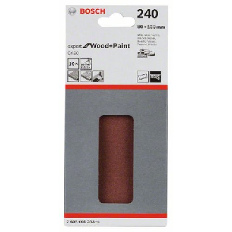 Schleifblatt C430, 80 x 133 mm, 240, 8 Löcher, Klett, 10er-Pack-Beschreibung lesen