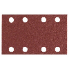 Schleifblatt C430, 80 x 133 mm, 240, 8 Löcher, Klett, 10er-Pack