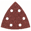 Schleifblatt-Set für Deltaschleifer, 25-teilig, 6 Löcher, 93 mm, 40