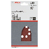 Schleifblatt C430, 100 x 170 mm, 180, 8 Löcher, Klett, 5er-Pack