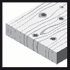 Schleifblatt C430, 100 x 170 mm, 180, 8 Löcher, Klett, 5er-Pack