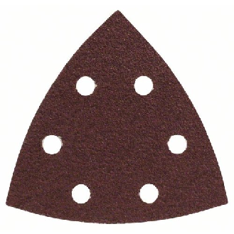 Schleifblatt-Set für Deltaschleifer, 25-teilig, 6 Löcher, 93 mm, 60-Beschreibung lesen