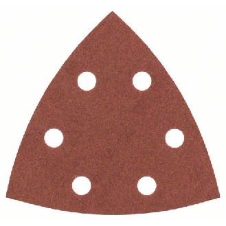 Schleifblatt-Set für Deltaschleifer, 25-teilig, 6 Löcher, 93 mm, 240-Beschreibung lesen