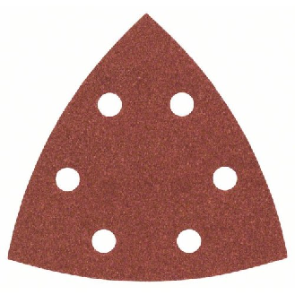 Schleifblatt-Set für Deltaschleifer, 25-teilig, 6 Löcher, 93 mm, 180-Beschreibung lesen