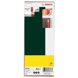 Schleifblatt-Set für Schwingschleifer, 25-teilig, 8 Löcher, 93 x 230 mm, 180-Beschreibung lesen