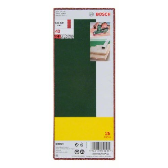 Schleifblatt-Set für Schwingschleifer, 25-teilig, 8 Löcher, 93 x 230 mm, 40-Beschreibung lesen