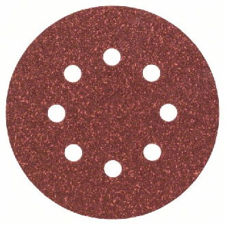 Schleifblatt-Set für Exzenterschleifer, 25-teilig, 8 Löcher, 125 mm, 60-Beschreibung lesen
