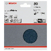 Schleifblatt F550, Expert for Metal, 115 mm, 80, ungelocht, Klett, 5er-Pack