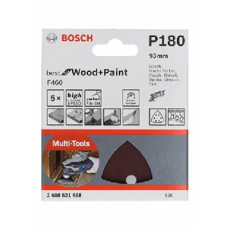 Schleifblatt F460 BfWP, 93 mm, 180-Beschreibung lesen