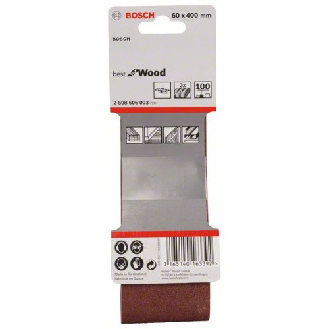 Schleifband-Set X440, Best for Wood and Paint, 3-teilig, 60 x 400 mm, 100-Beschreibung lesen