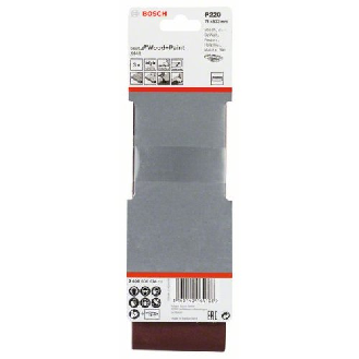 Schleifband-Set X440, Best for Wood and Paint, 3-teilig, 75 x 533 mm, 80-Beschreibung lesen