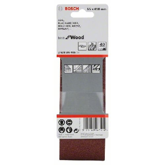 Schleifband-Set X440, Best for Wood and Paint, 3-teilig, 65 x 410 mm, 40-Beschreibung lesen