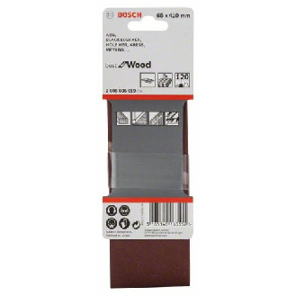 Schleifband-Set X440, Best for Wood and Paint, 3-teilig, 65 x 410 mm, 120-Beschreibung lesen
