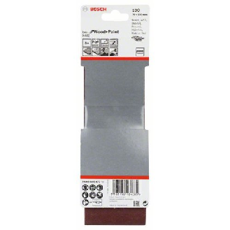 Schleifband-Set X440, Best for Wood and Paint, 3-teilig, 75 x 533 mm, 100-Beschreibung lesen