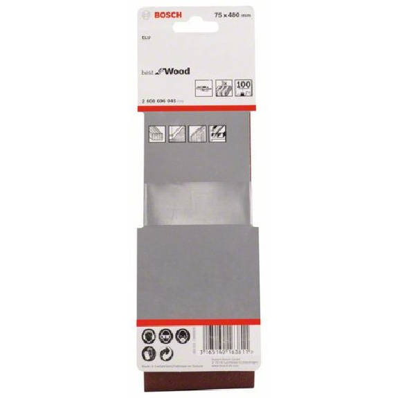 Schleifband-Set X440, Best for Wood and Paint, 3-teilig, 75 x 480 mm, 100 Schleifband-Set X440, Best for Wood and Paint, 3-teilig, 75 x 480 mm, 100-Beschreibung lesen