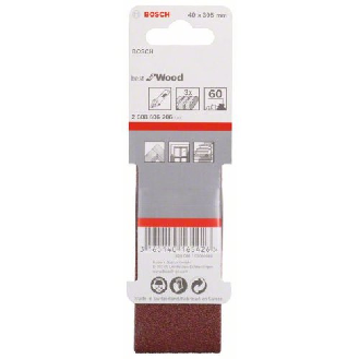 Schleifband-Set X440, Best for Wood and Paint, 3-teilig, 40 x 305 mm, 60-Beschreibung lesen