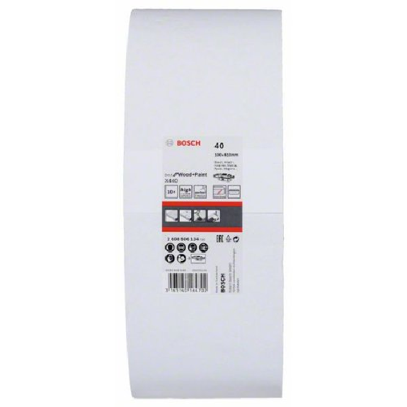 Schleifband-Set X440, Best for Wood and Paint, 10-teilig, 100 x 610 mm, 40-Beschreibung lesen