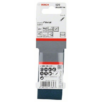 Schleifband-Set X450, Expert for Metal, 3-teilig, 40 x 305 mm, 120-Beschreibung lesen