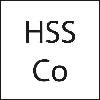 Kernbohrer HSSE 12/55mm