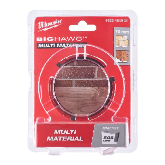 Corona multimaterial BIG HAWG Carbide - Big Hawg Multi. Mat. 76mm - 1 pc-Leer más