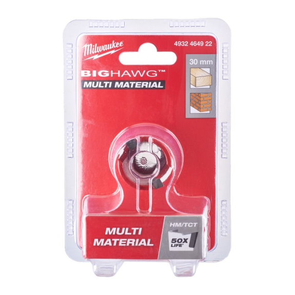 Corona multimaterial BIG HAWG Carbide - Big Hawg Multi. Mat. 30mm - 1 pc-Leer más