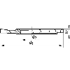 Scheibenfräser DIN 885 A HSSE 100x 8,0mm Scheibenfräser DIN 885 A HSSE 100x 8,0mm