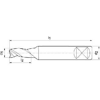 Einwegfräser WN K N HSSCo8  1,50mm Z3-Beschreibung lesen