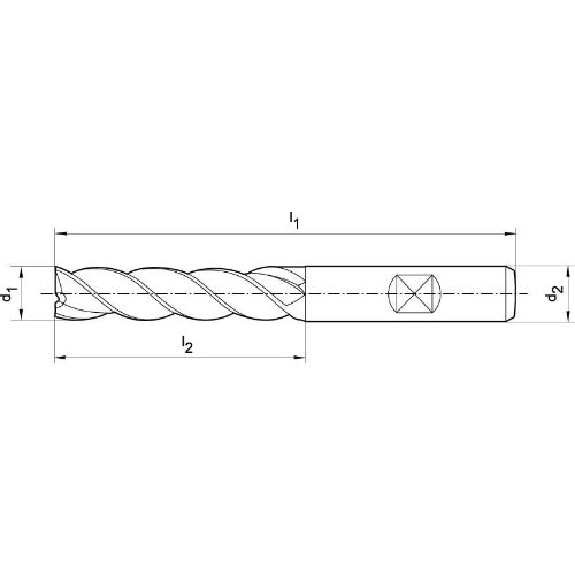 Schaftfräser Alu DIN 844 B L HSSCo8 6,00mm Schaftfräser Alu DIN 844 B L HSSCo8 6,00mm-Beschreibung lesen
