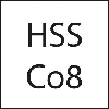 Langlochfräser DIN 327 D K HSSCo8 2,80mm Langlochfräser DIN 327 D K HSSCo8 2,80mm
