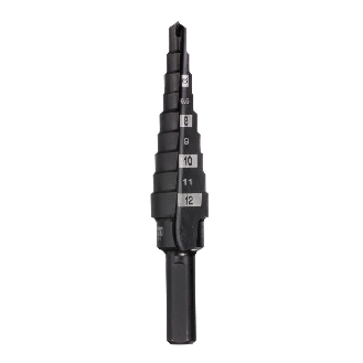 Brocas escalonadas - 4 to 12 mm, 1 mm steps - 1 pc-Leer más