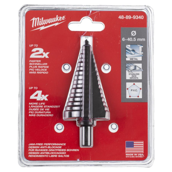 Brocas escalonadas - 6 to 40.5 mm - 1 pc-Leer más