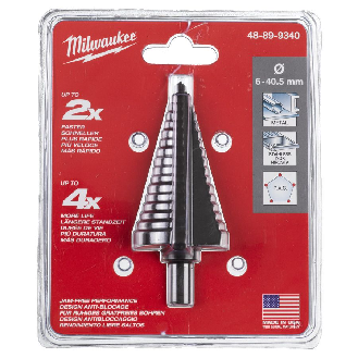 Brocas escalonadas - 6 to 40.5 mm - 1 pc-Leer más