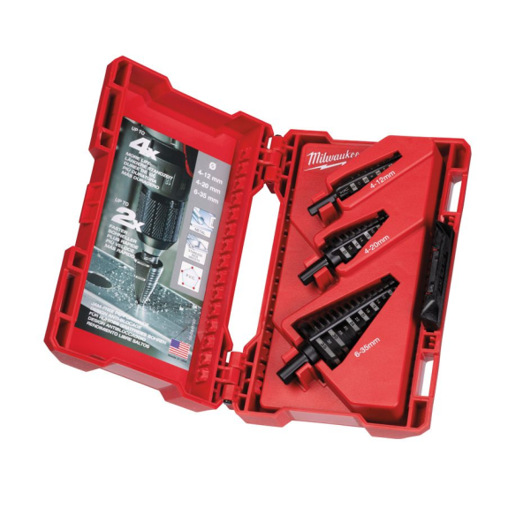 Step drill set (3pc)-Leer más